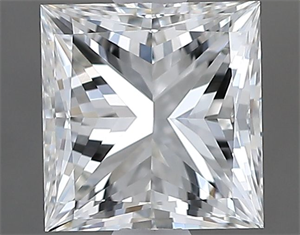 Foto Diamante Natural 1.01 quilates, Princesa , Color G, claridad VVS2 y certificado GIA de