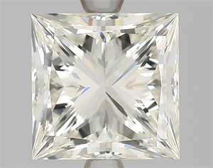 Foto Diamante Natural 3.01 quilates, Princesa , Color J, claridad IF y certificado HRD de