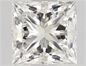 Diamante Natural 0.53 quilates, Princesa , Color H, claridad VVS1 y certificado GIA