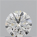 Natural Diamond 0.71 Carats, Round with Excellent Cut, G Color, VVS1 Clarity and Certified by GIA