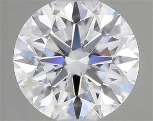 Picture of Lab Grown Diamond 1.05 Carats, Round with Ideal Cut, D Color, VVS2 Clarity and Certified by IGI