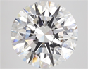 Natural Diamond 5.05 Carats, Round with Excellent Cut, E Color, VS2 Clarity and Certified by GIA