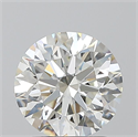 Diamante Natural 1.59 quilates, Redondo , Color I, claridad IF y certificado GIA
