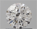 Diamante Natural 0.70 quilates, Redondo , Color F, claridad VS2 y certificado GIA