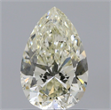 Natural Diamond 0.90 Carats, Pear with  Cut, J Color, SI1 Clarity and Certified by IGI