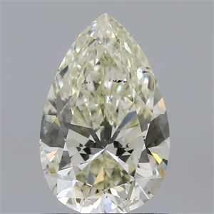 Picture of Natural Diamond 0.90 Carats, Pear with  Cut, J Color, SI1 Clarity and Certified by IGI