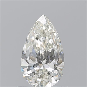 Picture of Natural Diamond 0.80 Carats, Pear with  Cut, J Color, SI2 Clarity and Certified by GIA