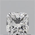 Natural Diamond 0.54 Carats, Cushion with  Cut, D Color, VVS1 Clarity and Certified by GIA