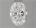 Diamante Natural 0.55 quilates, Ovalado , Color D, claridad VVS2 y certificado GIA