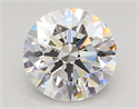 Lab Grown Diamond 3.04 Carats, Round with Ideal Cut, E Color, VVS2 Clarity and Certified by IGI