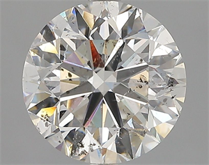 Picture of Natural Diamond 3.01 Carats, Round with Very Good Cut, E Color, SI2 Clarity and Certified by IGI