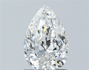 Foto Diamante Natural 1.01 quilates, De pera , Color G, claridad SI2 y certificado GIA de