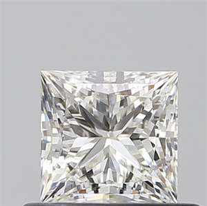 Picture of Natural Diamond 0.60 Carats, Princess with  Cut, H Color, VVS2 Clarity and Certified by GIA