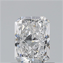 Natural Diamond 0.70 Carats, Radiant with  Cut, D Color, VS2 Clarity and Certified by GIA