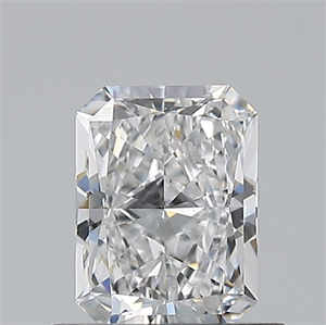 Picture of Natural Diamond 0.70 Carats, Radiant with  Cut, D Color, VS2 Clarity and Certified by GIA
