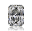 Natural Diamond 0.70 Carats, Radiant with  Cut, F Color, VVS2 Clarity and Certified by GIA