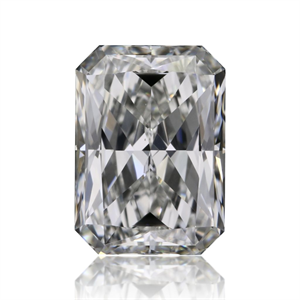 Picture of Natural Diamond 0.70 Carats, Radiant with  Cut, F Color, VVS2 Clarity and Certified by GIA
