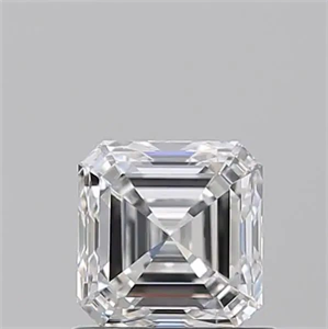 Picture of Natural Diamond 0.93 Carats, Asscher with  Cut, F Color, VVS2 Clarity and Certified by GIA