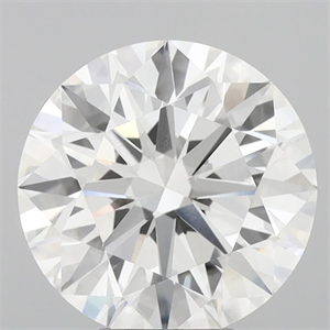 Picture of Lab Grown Diamond 5.24 Carats, Round with Ideal Cut, E Color, VVS1 Clarity and Certified by IGI