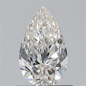Picture of Natural Diamond 0.70 Carats, Pear with  Cut, H Color, VVS1 Clarity and Certified by GIA