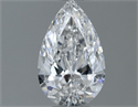 Diamante Natural 0.50 quilates, De pera , Color F, claridad VS2 y certificado GIA