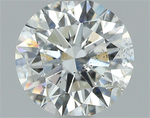 Picture of Natural Diamond 1.02 Carats, Round with Excellent Cut, G Color, I1 Clarity and Certified by GIA