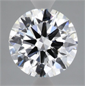 Lab Grown Diamond 2.71 Carats, Round with Ideal Cut, D Color, VVS2 Clarity and Certified by IGI
