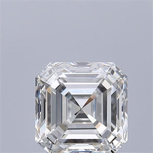 Picture of Natural Diamond 0.70 Carats, Asscher with  Cut, G Color, VS2 Clarity and Certified by GIA