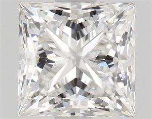 Picture of Natural Diamond 1.08 Carats, Princess with  Cut, F Color, VVS1 Clarity and Certified by GIA