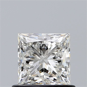 Picture of Natural Diamond 0.73 Carats, Princess with  Cut, I Color, VVS2 Clarity and Certified by GIA