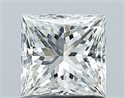 Natural Diamond 1.01 Carats, Princess with  Cut, H Color, VS2 Clarity and Certified by GIA