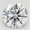 Lab Grown Diamond 3.02 Carats, Round with Ideal Cut, D Color, VVS1 Clarity and Certified by IGI