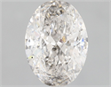 Natural Diamond 1.52 Carats, Oval with  Cut, G Color, I1 Clarity and Certified by GIA