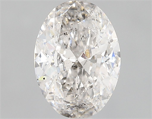 Picture of Natural Diamond 1.52 Carats, Oval with  Cut, G Color, I1 Clarity and Certified by GIA