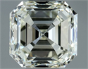 Natural Diamond 1.01 Carats, Asscher with  Cut, K Color, VVS2 Clarity and Certified by IGI