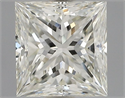 Natural Diamond 1.00 Carats, Princess with  Cut, K Color, VS2 Clarity and Certified by GIA