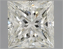 Natural Diamond 1.00 Carats, Princess with  Cut, K Color, VS2 Clarity and Certified by GIA
