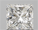 Natural Diamond 1.01 Carats, Princess with  Cut, H Color, VS1 Clarity and Certified by GIA