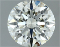 Diamante Natural 0.64 quilates, Redondo , Color J, claridad VVS2 y certificado IGI