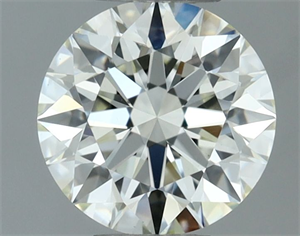 Foto Diamante Natural 0.64 quilates, Redondo , Color J, claridad VVS2 y certificado IGI de