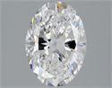 Natural Diamond 1.72 Carats, Oval with  Cut, D Color, VVS1 Clarity and Certified by GIA