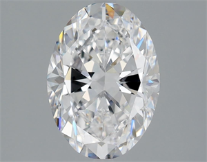 Picture of Natural Diamond 1.72 Carats, Oval with  Cut, D Color, VVS1 Clarity and Certified by GIA