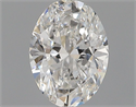 Diamante Natural 0.40 quilates, Ovalado , Color F, claridad SI2 y certificado GIA