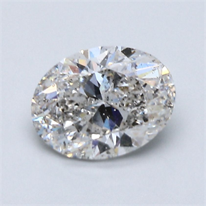 Picture of Natural Diamond 1.50 Carats, Oval with  Cut, G Color, SI2 Clarity and Certified by GIA