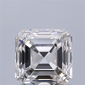 Picture of Natural Diamond 1.02 Carats, Asscher with  Cut, G Color, VVS1 Clarity and Certified by GIA