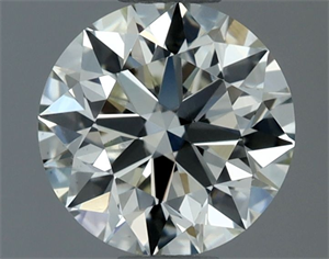 Picture of Natural Diamond 0.71 Carats, Round with Excellent Cut, I Color, VVS2 Clarity and Certified by IGI