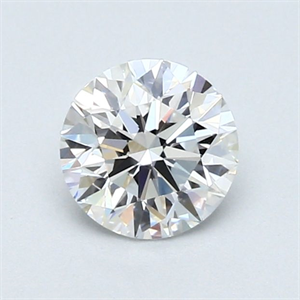 Picture of Natural Diamond 0.76 Carats, Round with Very Good Cut, D Color, VVS1 Clarity and Certified by GIA