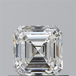 Picture of Natural Diamond 0.70 Carats, Asscher with  Cut, I Color, VVS1 Clarity and Certified by GIA