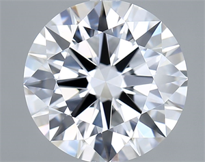Picture of Lab Grown Diamond 3.53 Carats, Round with Excellent Cut, D Color, VS1 Clarity and Certified by GIA