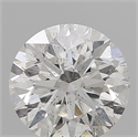 Natural Diamond 0.91 Carats, Round with Very Good Cut, I Color, I1 Clarity and Certified by GIA